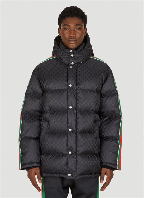 gucci gg hooded wool jacket mens black red first copy|GUCCI Quilted Logo.